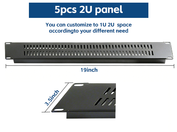 2U Blank Panel