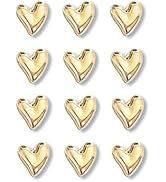 18 Pcs Cute Heart Decorative Magnets,Gold Fridge Magnets,Home Kitchen Magnets Set Decorative for ...