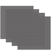 4 Pieces Silicone Thermal Pad, 0.5mm 1mm 1.5mm 2mm Thickness 100x100mm Sliced into 100Pcs, Therma...