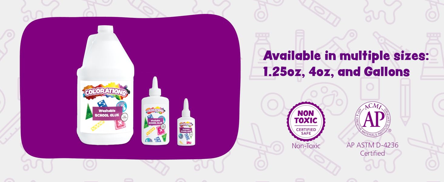 Colorations Washable Liquid Glue