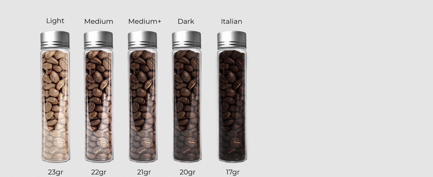 coffee bean cellar tubes container espresso dosing cup