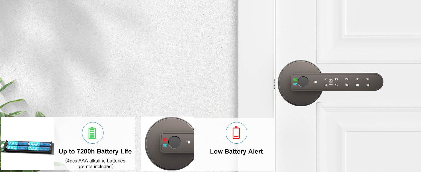 grey smart indoor lock