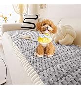 OTOB Couch Cover for Dogs Washable All Seasons Non Slip Fuzzy Pet Couch Covers Sofa Slipcovers Cu...