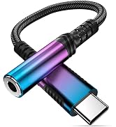 USB C to 3.5mm Audio Adapter for iPad 10 Pro/Mini 6, COOYA Headphone Adapter Type C to Aux Dongle...