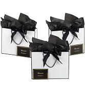 Ronvir 15pcs Large White Gift Bags with Handles, 12.5 x 10 x 4.5 inch Reusable Luxury Paper Bag w...