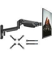 BONTEC Monitor Wall Mount Arm, VESA Gas Spring Height Adjustable, for 13-42 Inch Screens, Max 19....