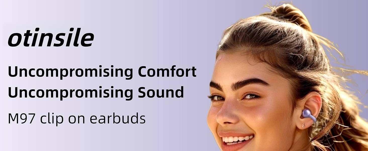 open ear earbuds;clip on earbuds