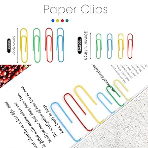 paper clips and binder clips set office supply set paper clips and binder clips colorful office