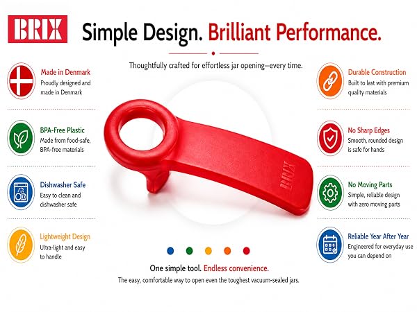Brix Original Easy Jar Key Opener