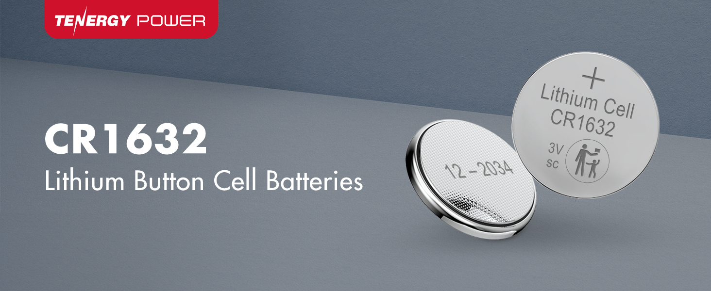 Tenergy power CR1632 lithium button cell batteries