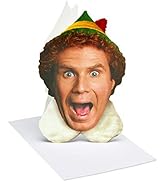 American Greetings Deluxe Christmas Cards Boxed with Envelopes, Santa's Coming, Buddy the Elf (10...