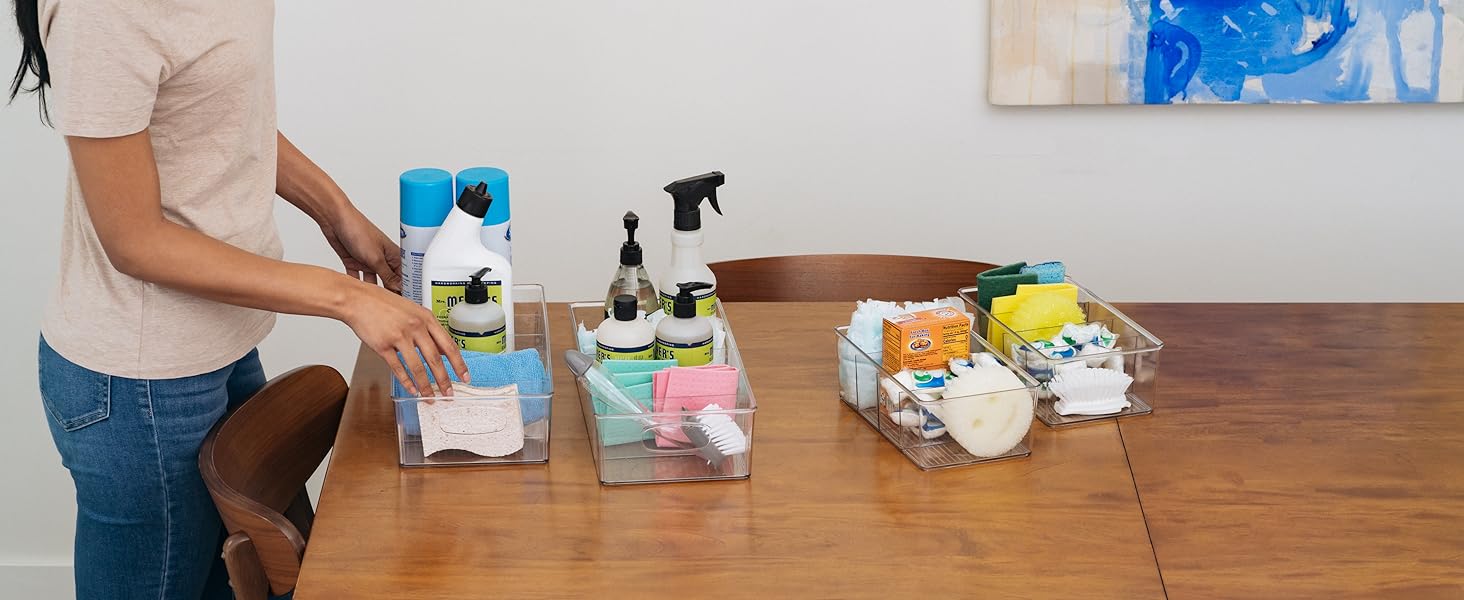 organization storage bins pantry laundry room containers fridge cabinet organizers basket kitchen