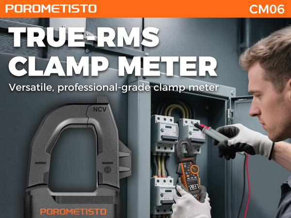 TRUE-RMS CLAMP METER Versatile, professional-grade clamp meter