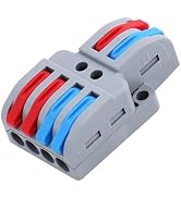 NineLeaf 10PCS Lever Wire Nuts Connectors,Compact Splicing Wire Connectors, Quick Disconnect Wire...