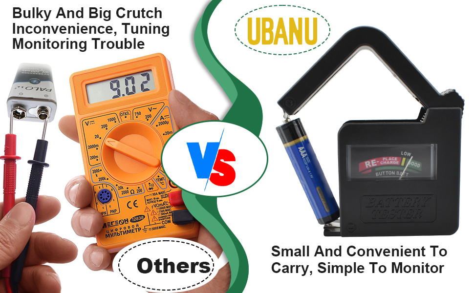 BT-860 Battery Tester Checker Battery Volt Tester Monitor for AA AAA C D 9V 1.5V Batteries 1PC