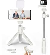 Ailight Mini Phone Tripod & Selfie Stick, Extendable Tripod Stand with Upgraded Phone Clip Holder...