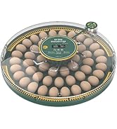 Automatic Egg Incubator for 52 Eggs with Egg Turner & Candler Light - Poultry Hatcher for Chicken...