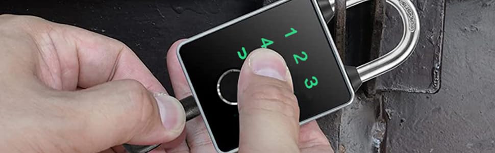 Smart padlock with key backup