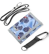 Kids Wallet for Boys with Lanyard, Little Boys Wallet for Kids Ages 4-5-6-7-8-9-10-12, Monster Tr...