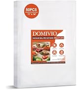 50PCS Vacuum Sealer Bags 11" x 16", Pre-Cut Gallon Size Food Saver Bags for Vacuum Sealer Machine...