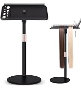 Hair Extension Holder Braiding Rack Stand - Adjustable Height Tripod Hair Organizer for Braiding ...