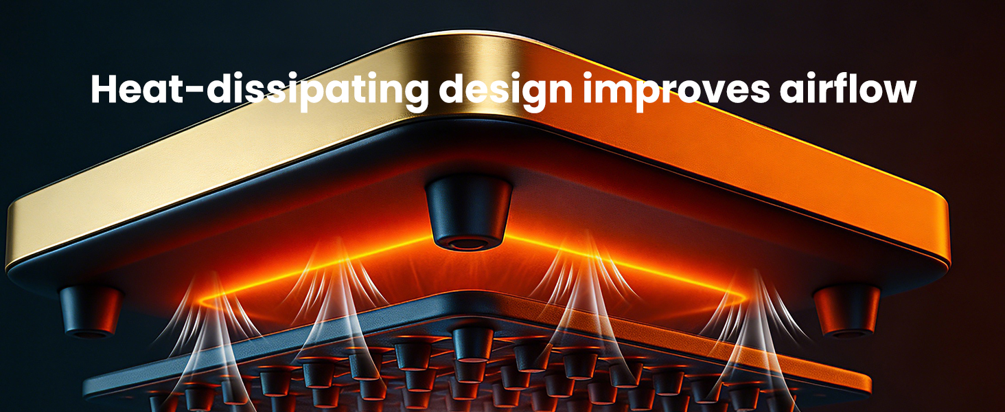 Food Warming Mat with Heat-dissipating design improves airflow