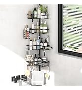 DTUQYX Shower Caddy Corner Tension Pole - Adjustable 43.5-120 Inch Rod Bathroom Organizer Storage...