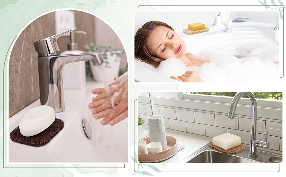 a collage of photos of a woman taking a bath.