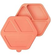 Tiny Twinkle Silicone Suction Baby Plate, Suction Grip Divided Dish for First Foods and Self-Feed...