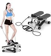 Sozilifty Steppers for Exercise at Home, Mini Stepper with with Resistance Bands,330lb Weight Cap...