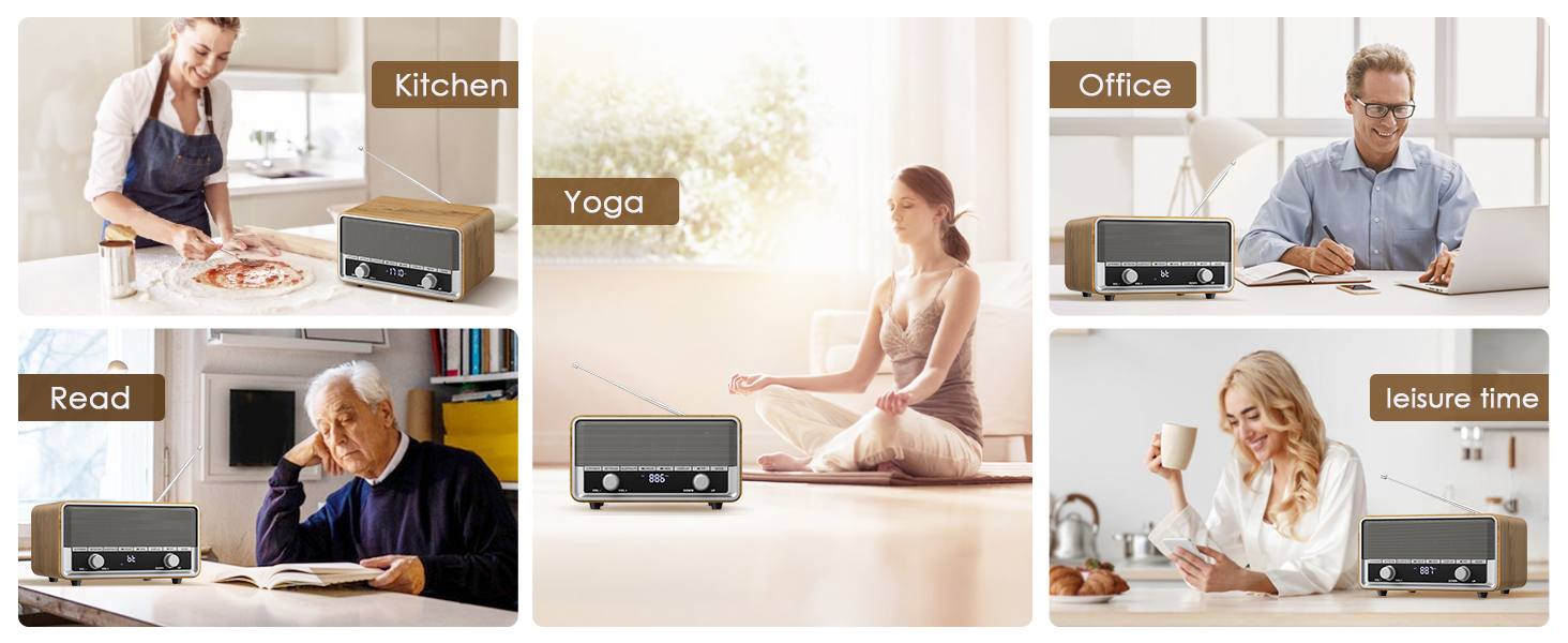 bluetooth radio kitchen radio office radio bathroom radio