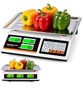 Atogou 88lb/40kg Price Computing Scale, Commercial Food Kitchen Scale