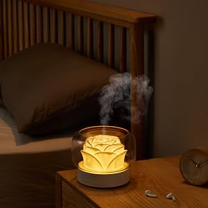 Diffusers for Essential Oils Large Room, SEVEYEE 500mL Oil Diffuser Cute Humidifiers for Bedroom