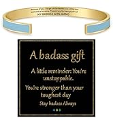 Roe Dolph Badass Gifts for Women Badass Girl Gang Bracelet Best Friend Bangle Bracelet Birthday B...