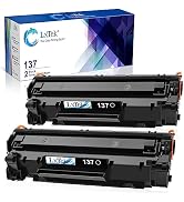 LxTek Compatible Toner Cartridge Replacement for Canon 137 Black Toner Cartridge 137 CRG137 to Us...
