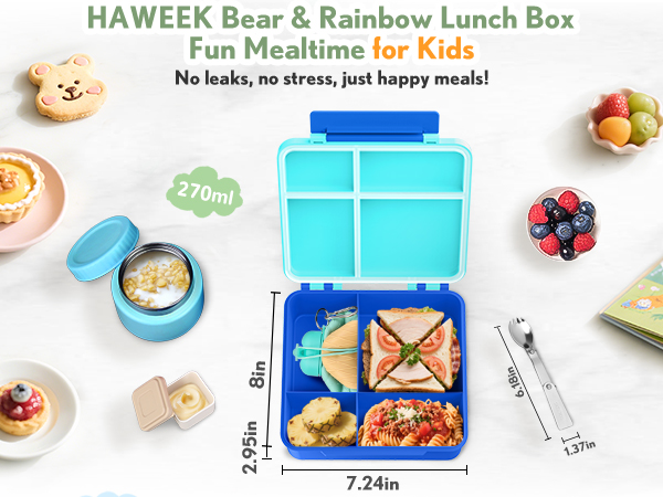 Lunch Box Kids with 5 Compartments