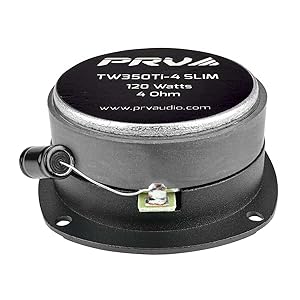 TW350TI-4 SLIM prv tweeter tuiter shallow bullet tweeter