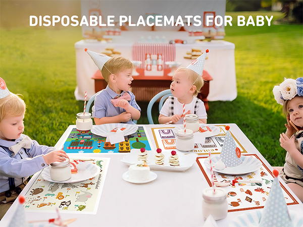 Disposable Placemats for Baby