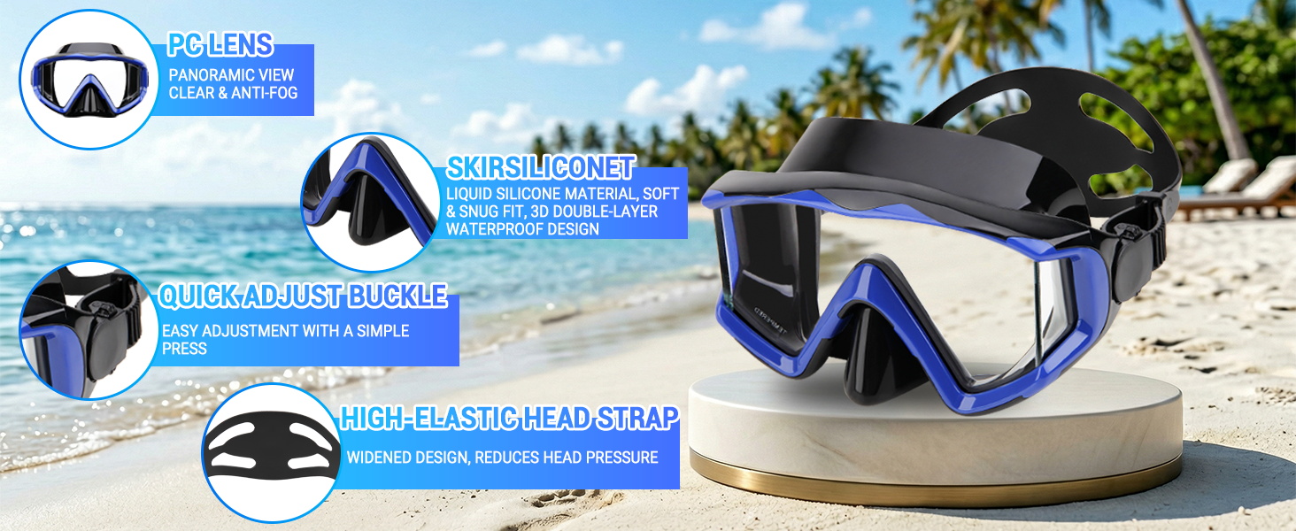 swimming mask adult