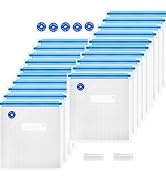 Sous Vide Bags Reusable 27Pcs, BPA Free Vacuum Sealer Bags, Vacuum Food Storage Bags for Sous Vid...