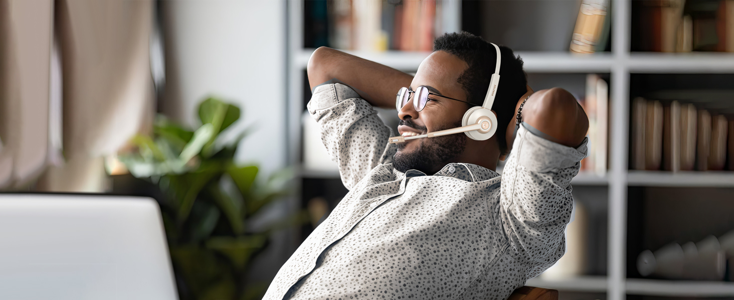 computer headset with microphone