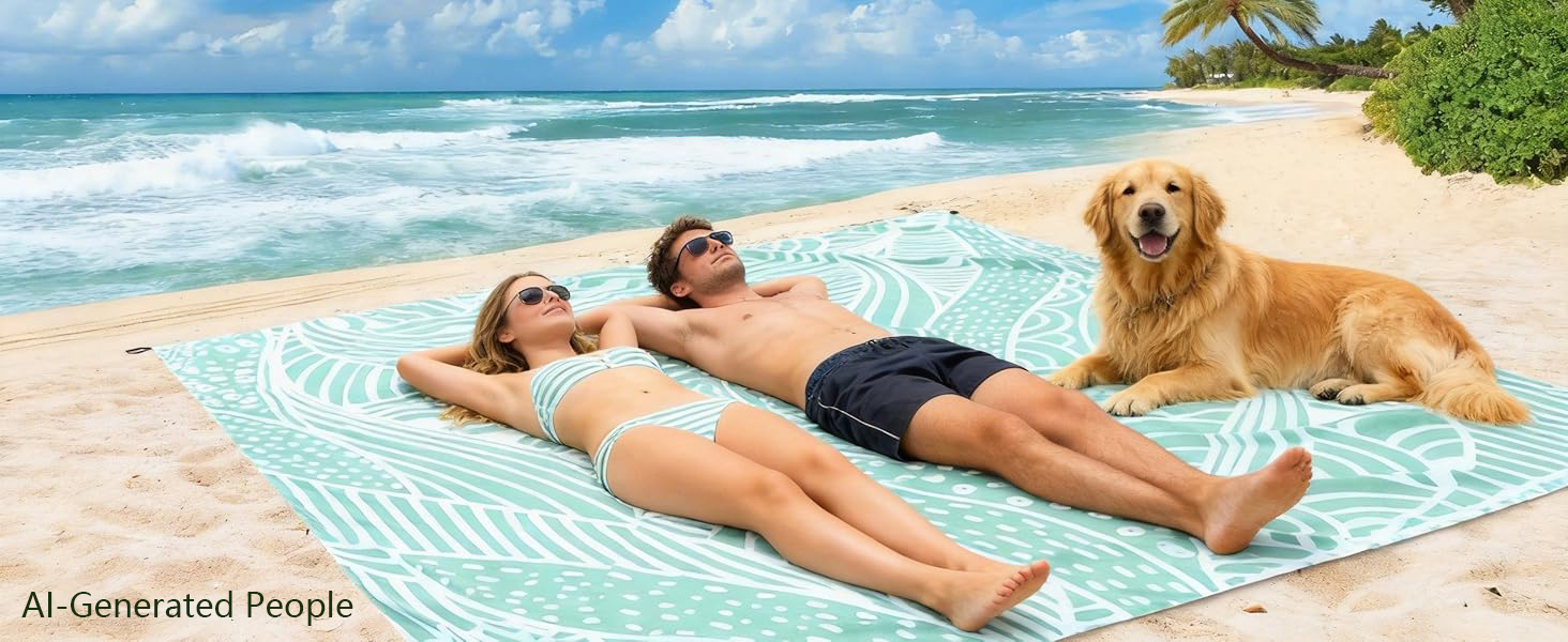 beach blanket size for family