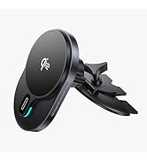 for Qi2 15W Wireless MagSafe CD Car Mount Charger,CD Player Phone Mounts, CD Slot Phone Mount Hol...