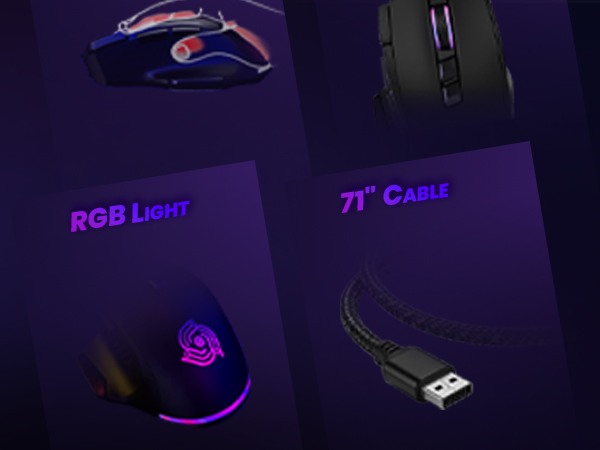wired gaming mouse