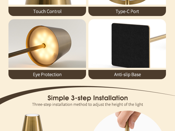 rechargeable table lamps