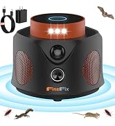 FINEFIX Mice Repellent Indoor 2024 Upgraded Bat Repellent Ultrasonic Rodent Repeller Mouse Repell...