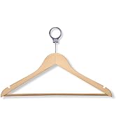 HoneyCanhDo HNG-01733 Hotel Suit Hangers, Maple, 24-Pack