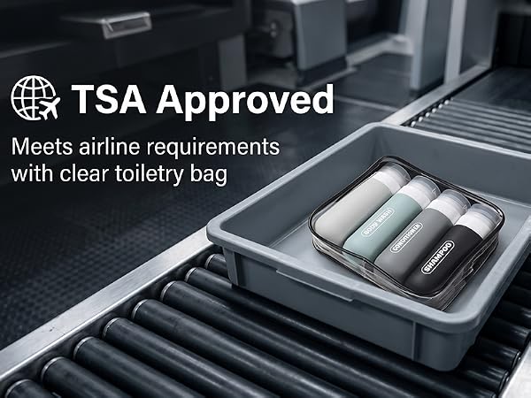 silicone travel bottles
