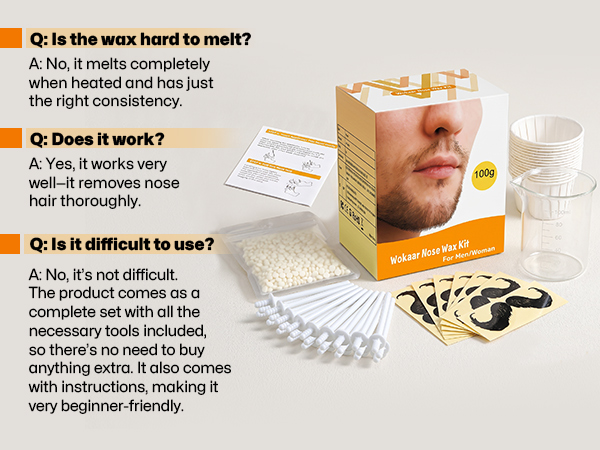 Nose Wax Kit for Men & Women
