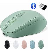 PiMivco Rechargeable Wireless Mouse, Bluetooth Mouse for Laptop/iPad/MacBook Pro/Air,Silent Mouse...
